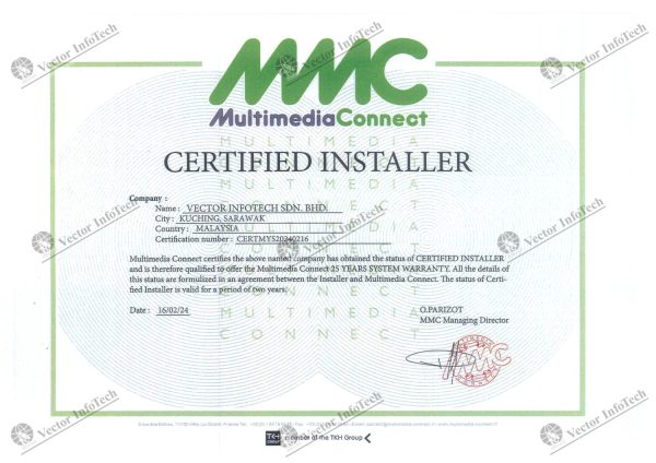 Multi Media Connect Certified Installer